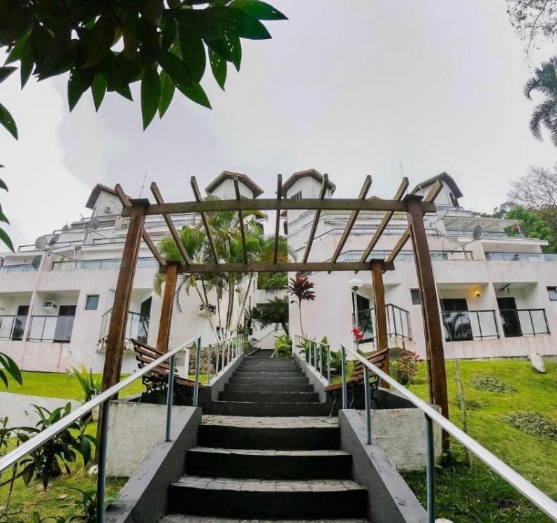 卡拉瓜塔图巴Linda Cobertura Duplex, Pe Na Areia,Vista Linda.公寓 外观 照片