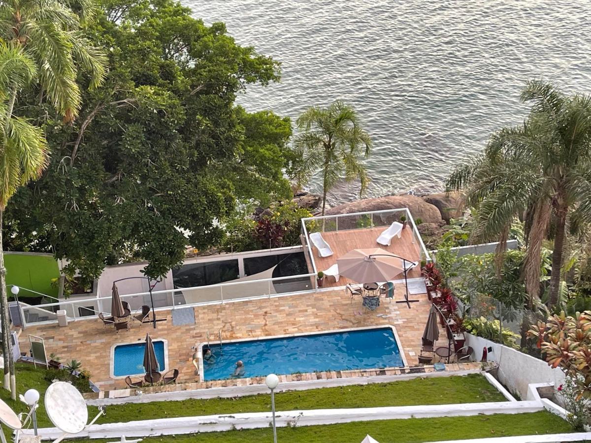 卡拉瓜塔图巴Linda Cobertura Duplex, Pe Na Areia,Vista Linda.公寓 外观 照片