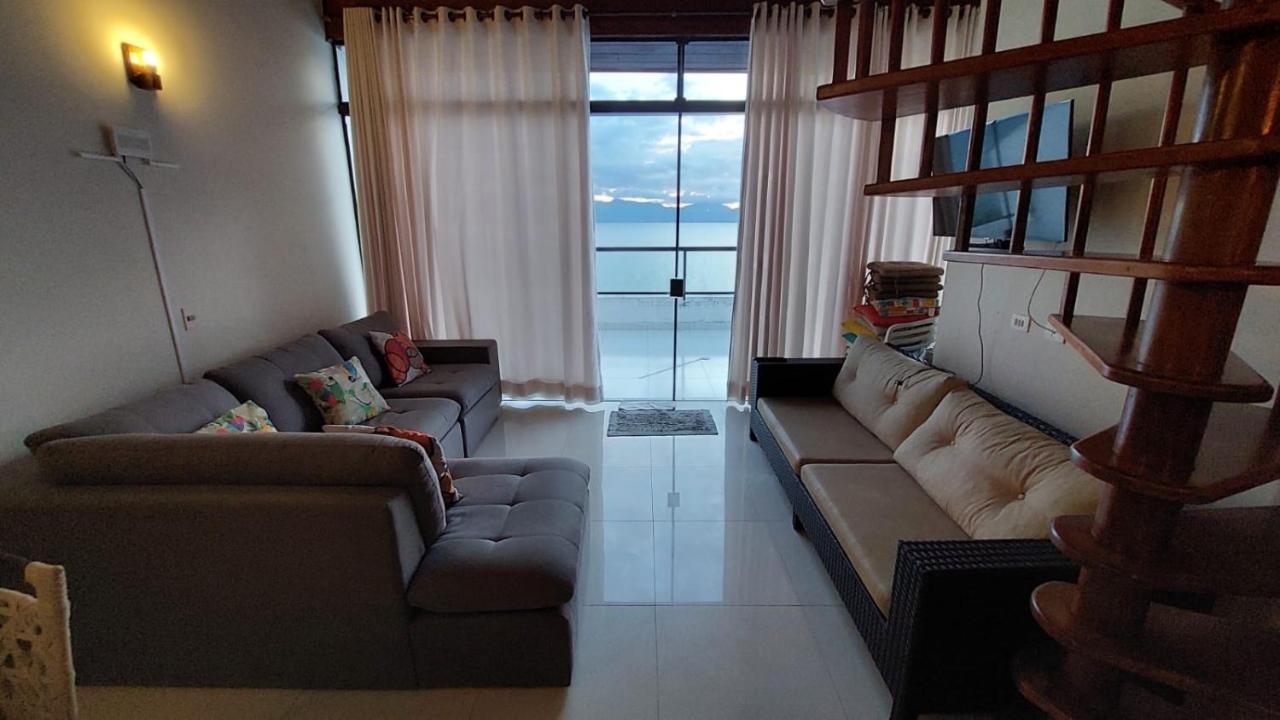 卡拉瓜塔图巴Linda Cobertura Duplex, Pe Na Areia,Vista Linda.公寓 外观 照片