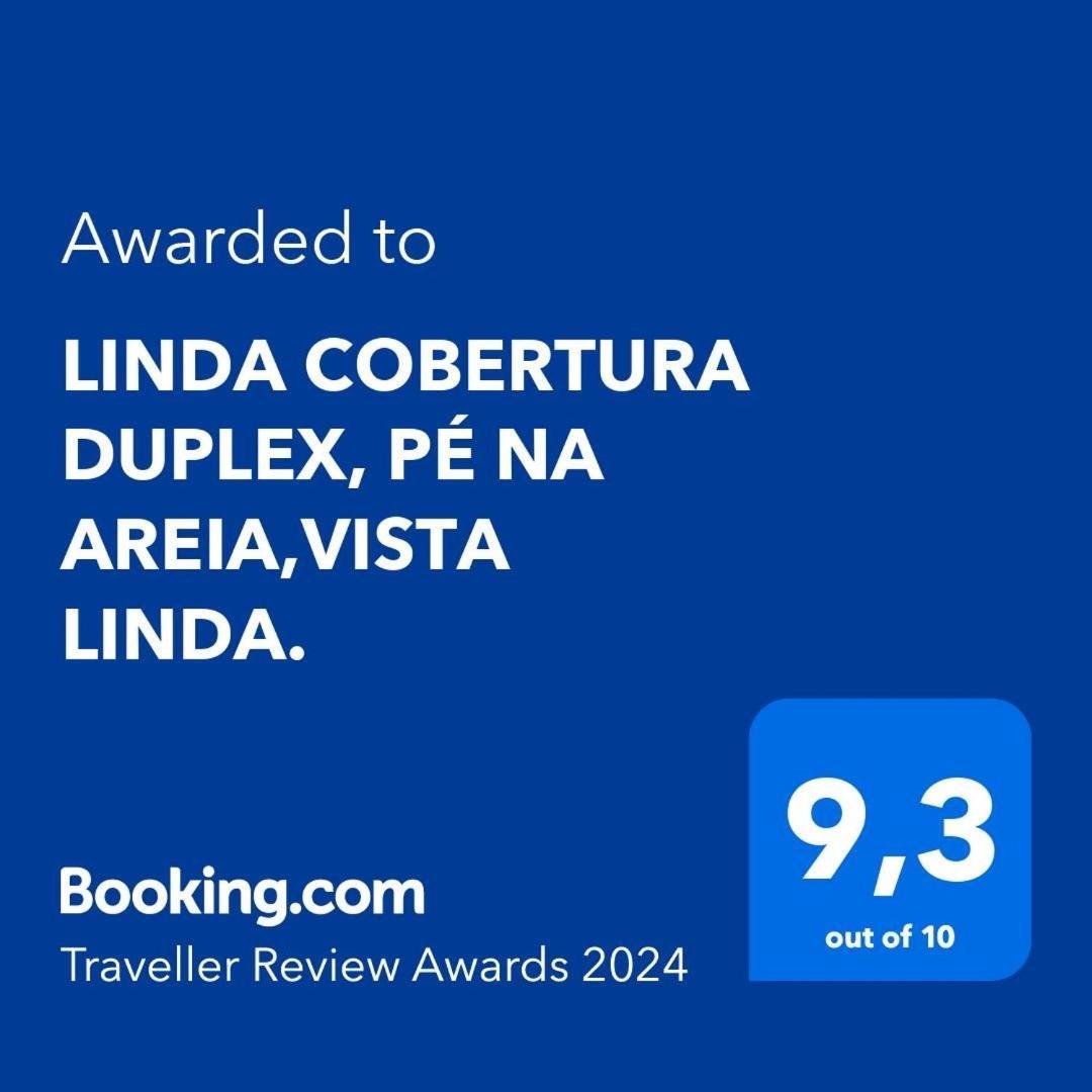 卡拉瓜塔图巴Linda Cobertura Duplex, Pe Na Areia,Vista Linda.公寓 外观 照片