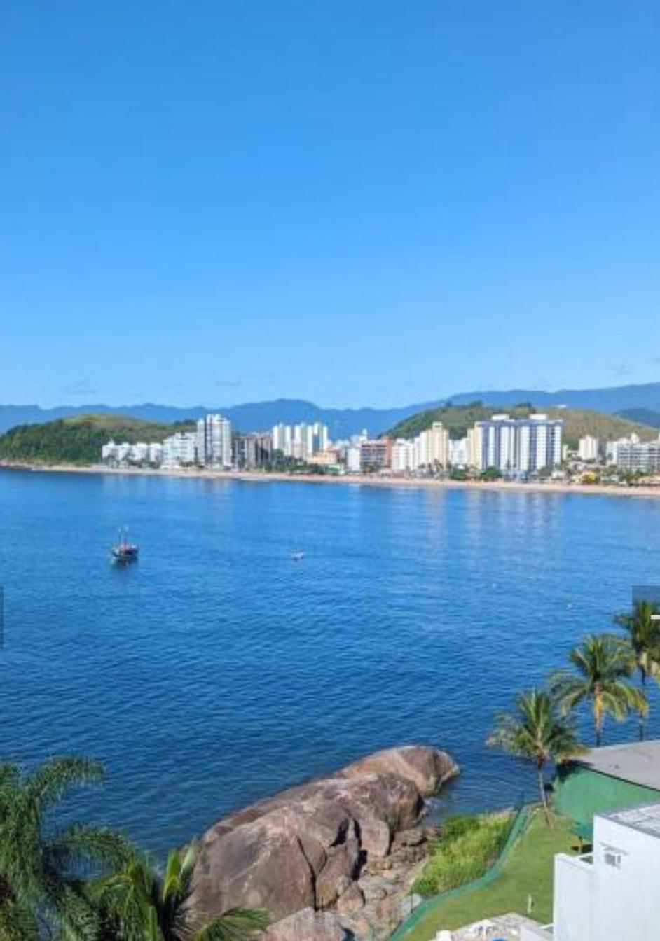 卡拉瓜塔图巴Linda Cobertura Duplex, Pe Na Areia,Vista Linda.公寓 外观 照片