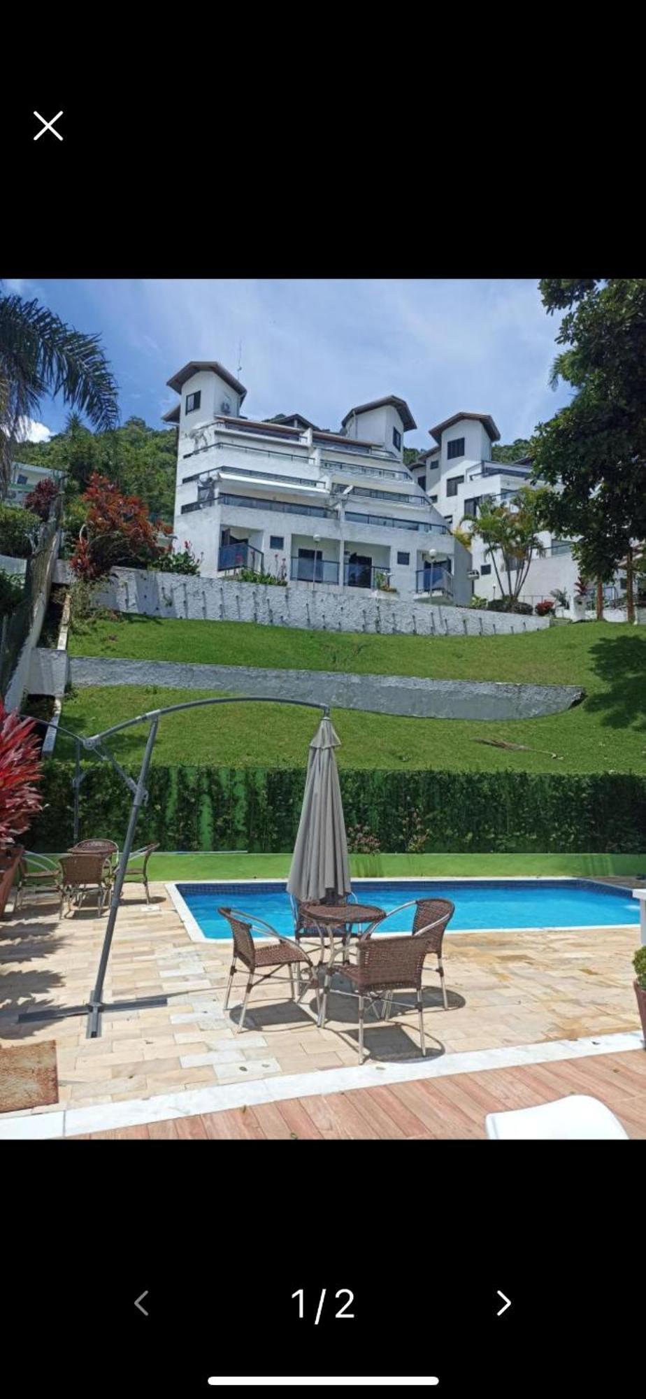 卡拉瓜塔图巴Linda Cobertura Duplex, Pe Na Areia,Vista Linda.公寓 外观 照片