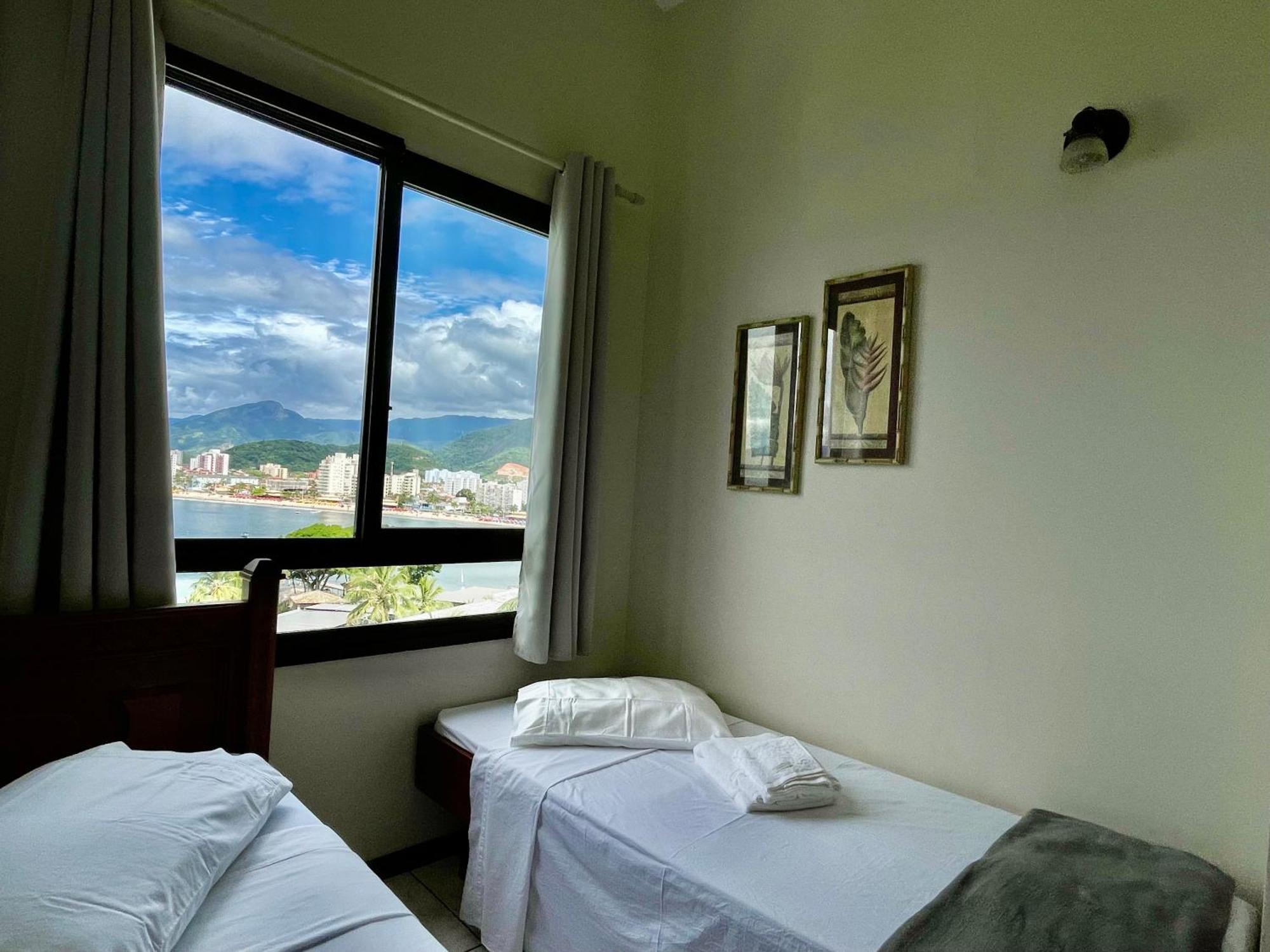 卡拉瓜塔图巴Linda Cobertura Duplex, Pe Na Areia,Vista Linda.公寓 外观 照片