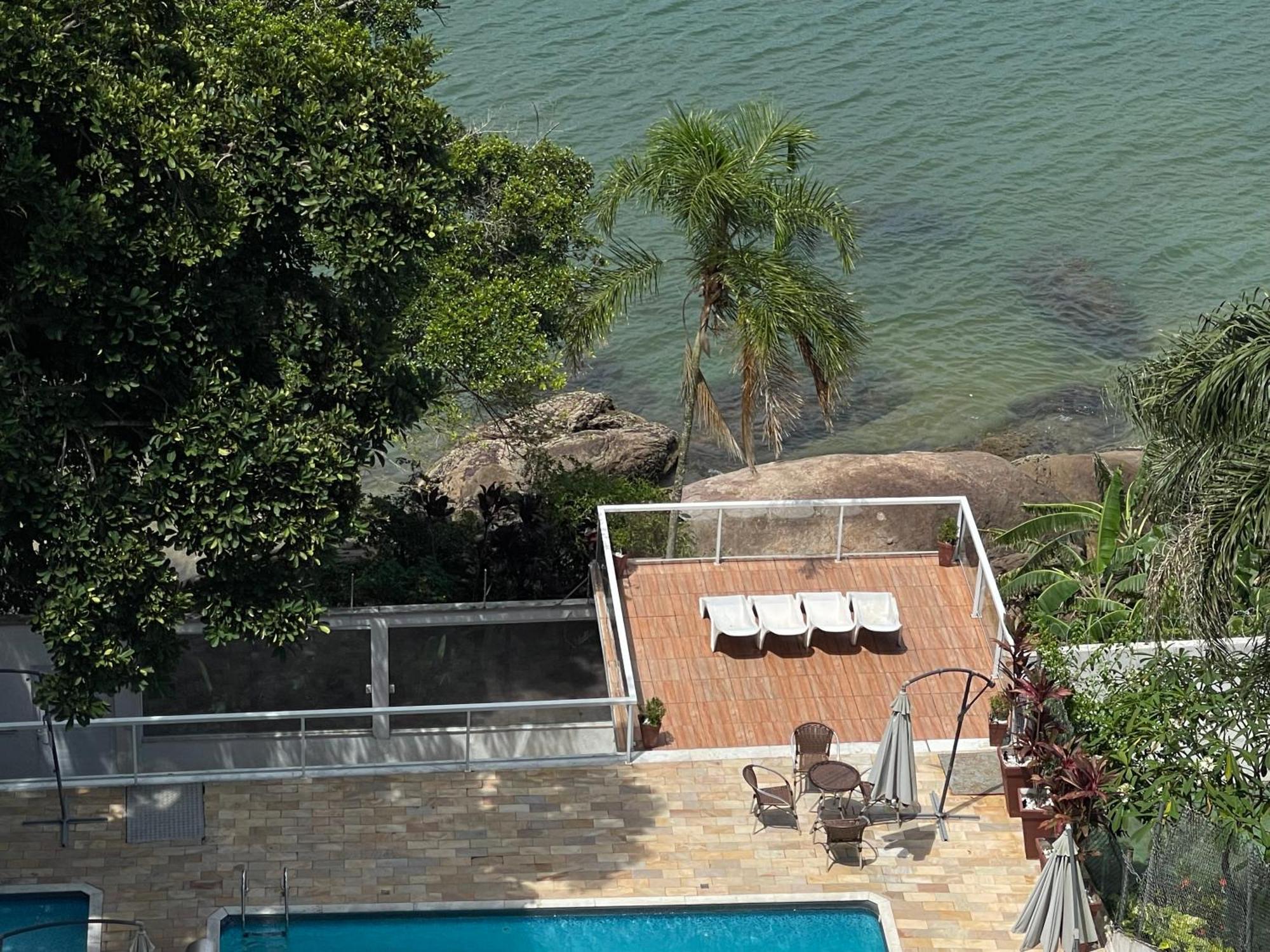 卡拉瓜塔图巴Linda Cobertura Duplex, Pe Na Areia,Vista Linda.公寓 外观 照片